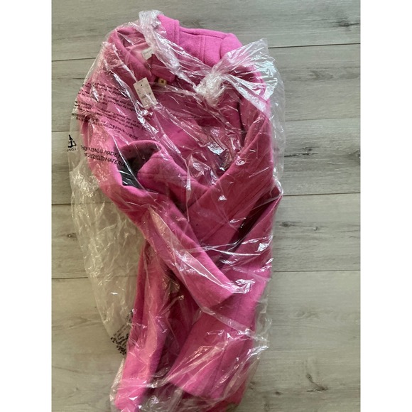 J. Crew Pink Wool Blend Women's Coat Button Front Size 8 New With Tags - Picture 5 of 7